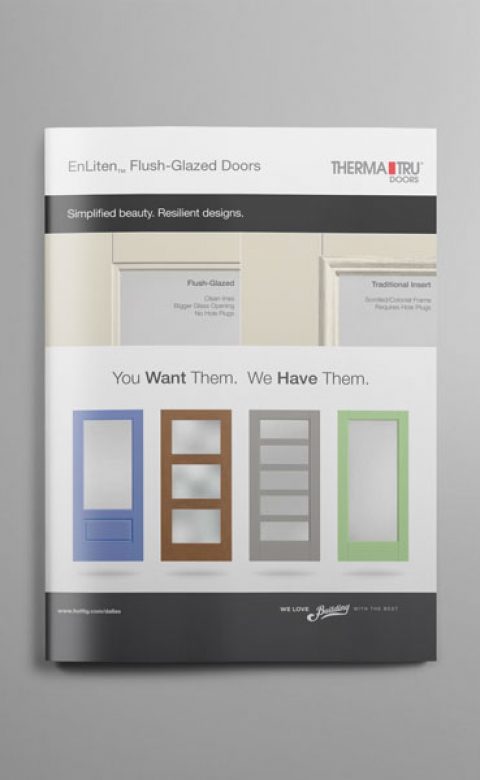 Therma Tru Flush Glazed Sell Sheet