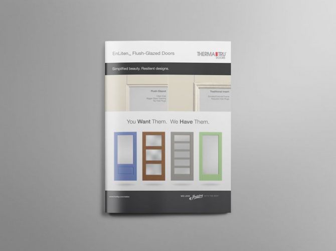 Therma Tru Flush Glazed Sell Sheet
