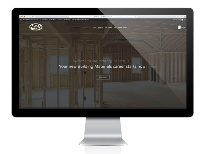 LBM Recruiting Solutions Website