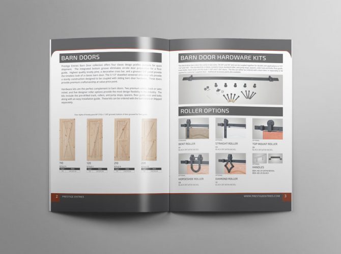Prestige Entries Barn Door Catalog